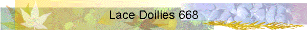 Lace Doilies 668