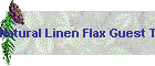 Natural Linen Flax Guest Towel