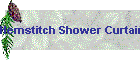 Hemstitch Shower Curtain All Colors