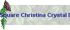 Square Christina Crystal Doilies