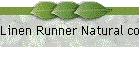 Linen Runner Natural color